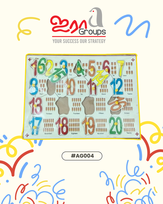 NUMBER KNOB BOARD BIG