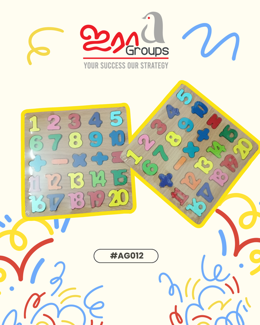 NUMBERS & SYMBOLS KNOB BOARD - SMALL