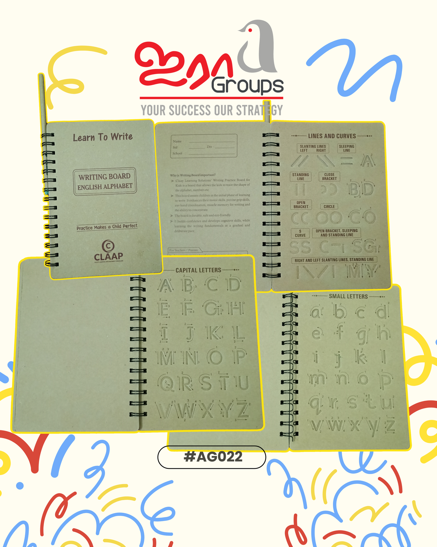 ABCD Tracing Book