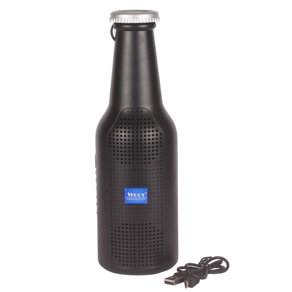 Bottle Shape Bluetooth Speaker And Weatherproof Enhanced Wireless Usb Rechargeable Calling Fm Aux Usb Sd Card Support Portable Bluetooth Speaker With Rich Deep Bass