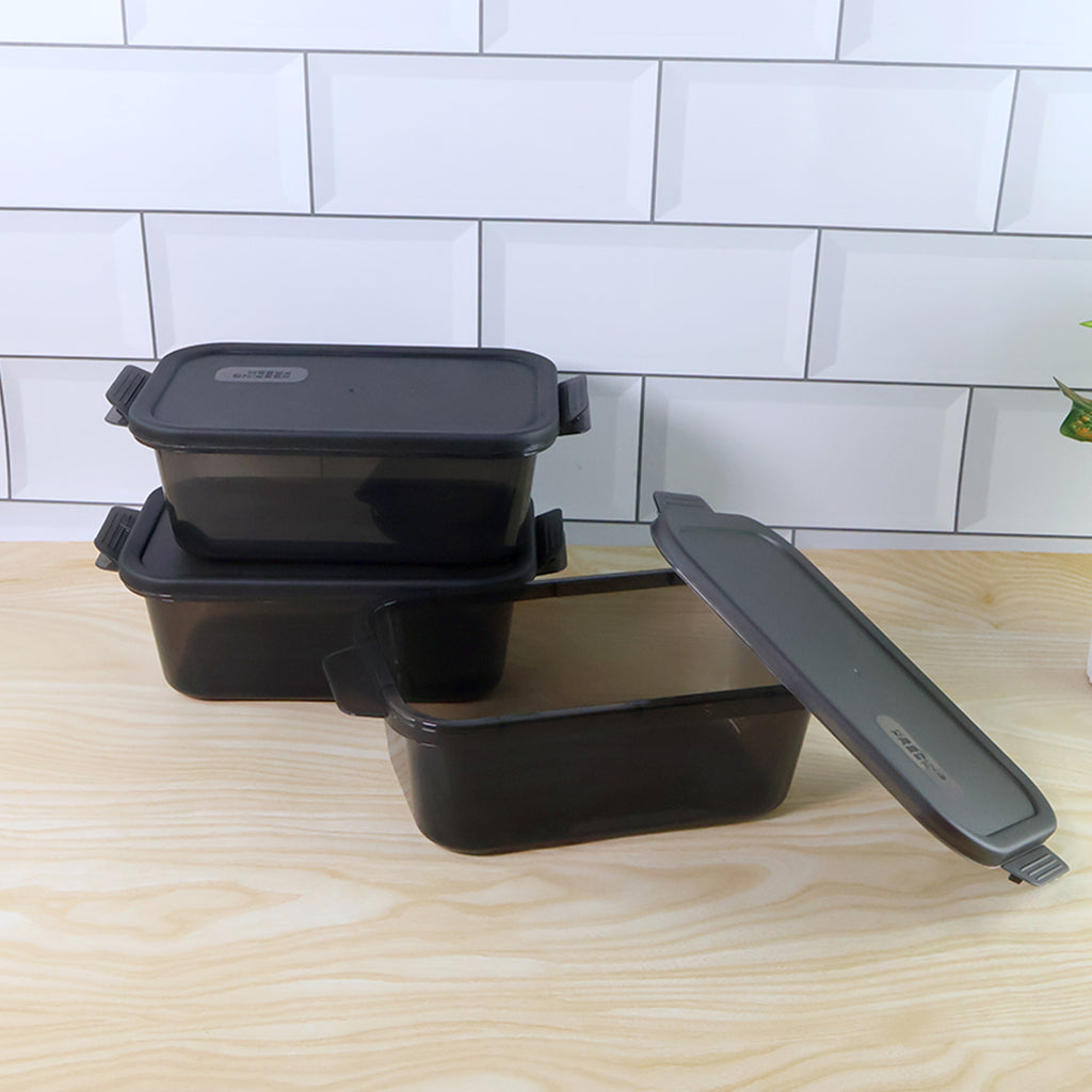 Rectangular Food Storage Containers - (3 Pc Set)