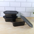 Rectangular Food Storage Containers - (3 Pc Set)