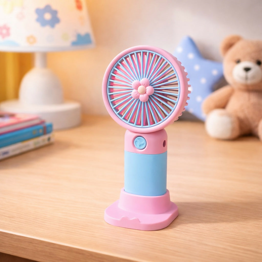 Mini Portable Table Fan | USB Rechargeable Desk Fan