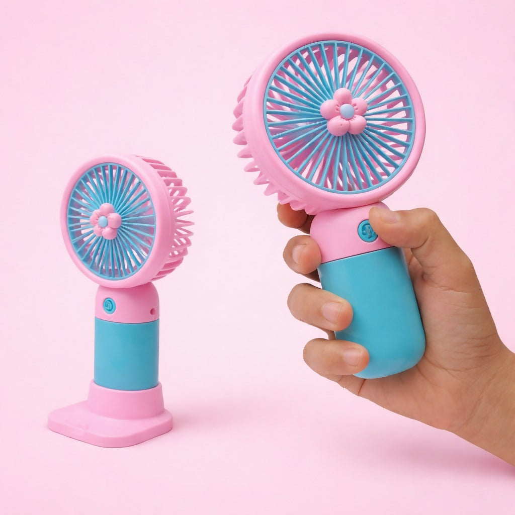 Mini Portable Table Fan | USB Rechargeable Desk Fan