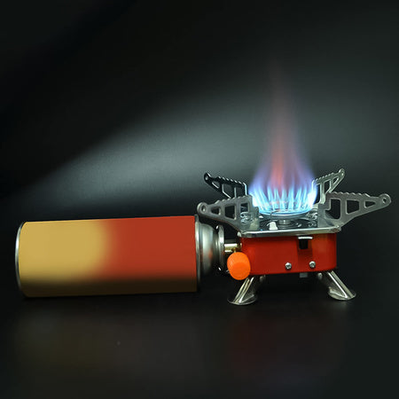 Mini Camping Gas Stove – Portable Foldable Windproof Burner, 2800W for Outdoor & Hiking