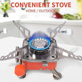 Mini Camping Gas Stove – Portable Foldable Windproof Burner, 2800W for Outdoor & Hiking