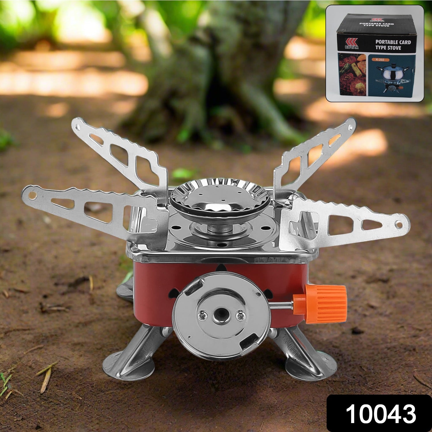 Mini Camping Gas Stove – Portable Foldable Windproof Burner, 2800W for Outdoor & Hiking