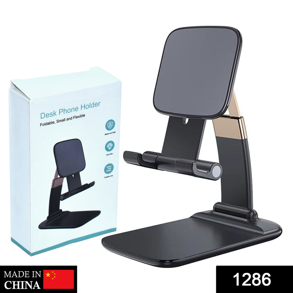 Foldable Phone Holder for Table – Universal Mobile Stand for Desk, Adjustable & Portable