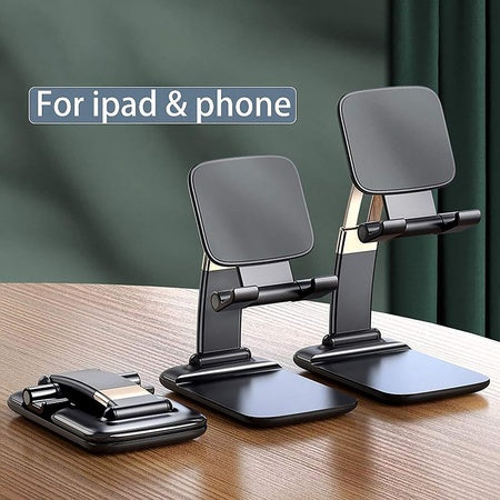 Foldable Phone Holder for Table – Universal Mobile Stand for Desk, Adjustable & Portable