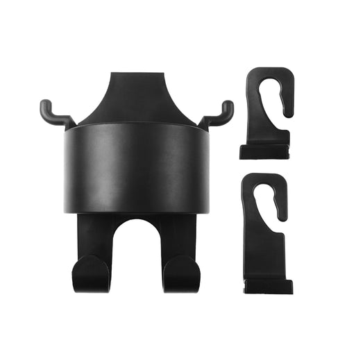 3 in 1 Car Headrest Organizer – Cup Holder & Phone Stand, Backseat Hook Hanger