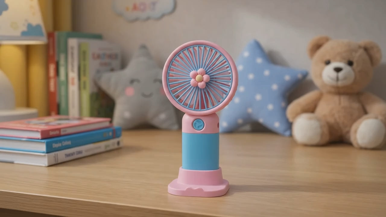 Mini Portable Table Fan | USB Rechargeable Desk Fan