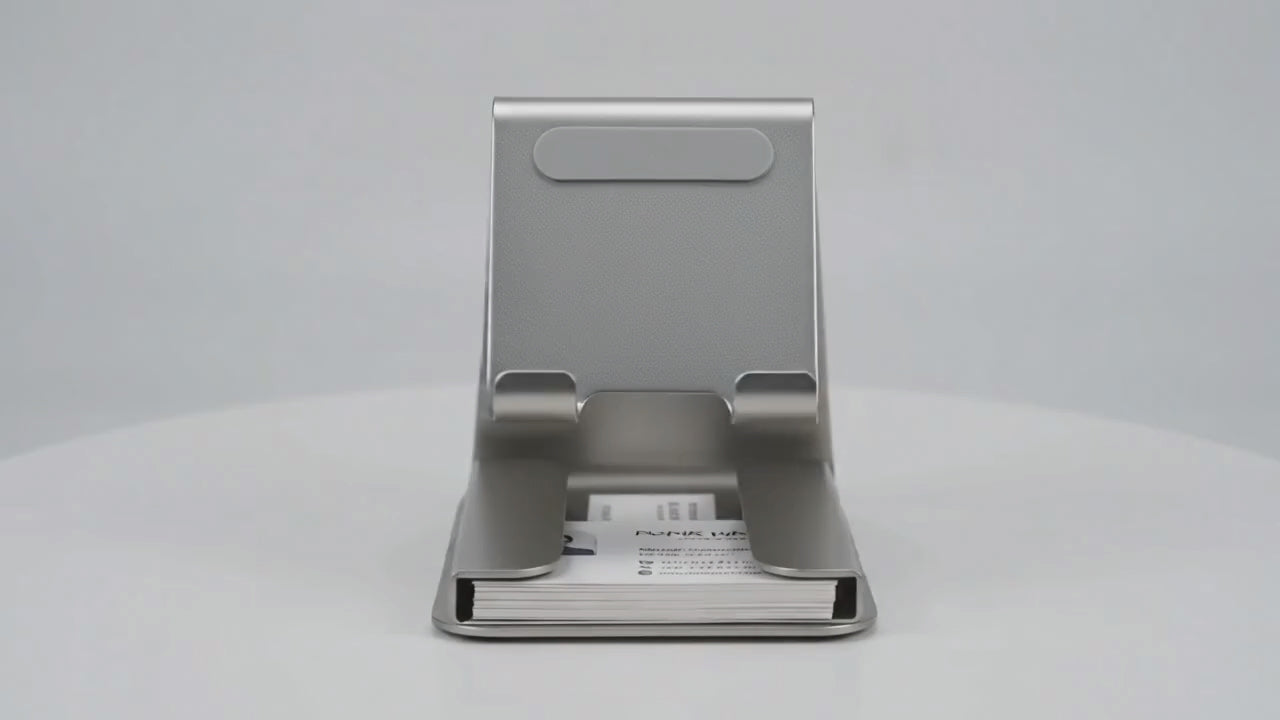 Compact Phone Stand for Desk – Small Tabletop Mobile Holder, Office & Study